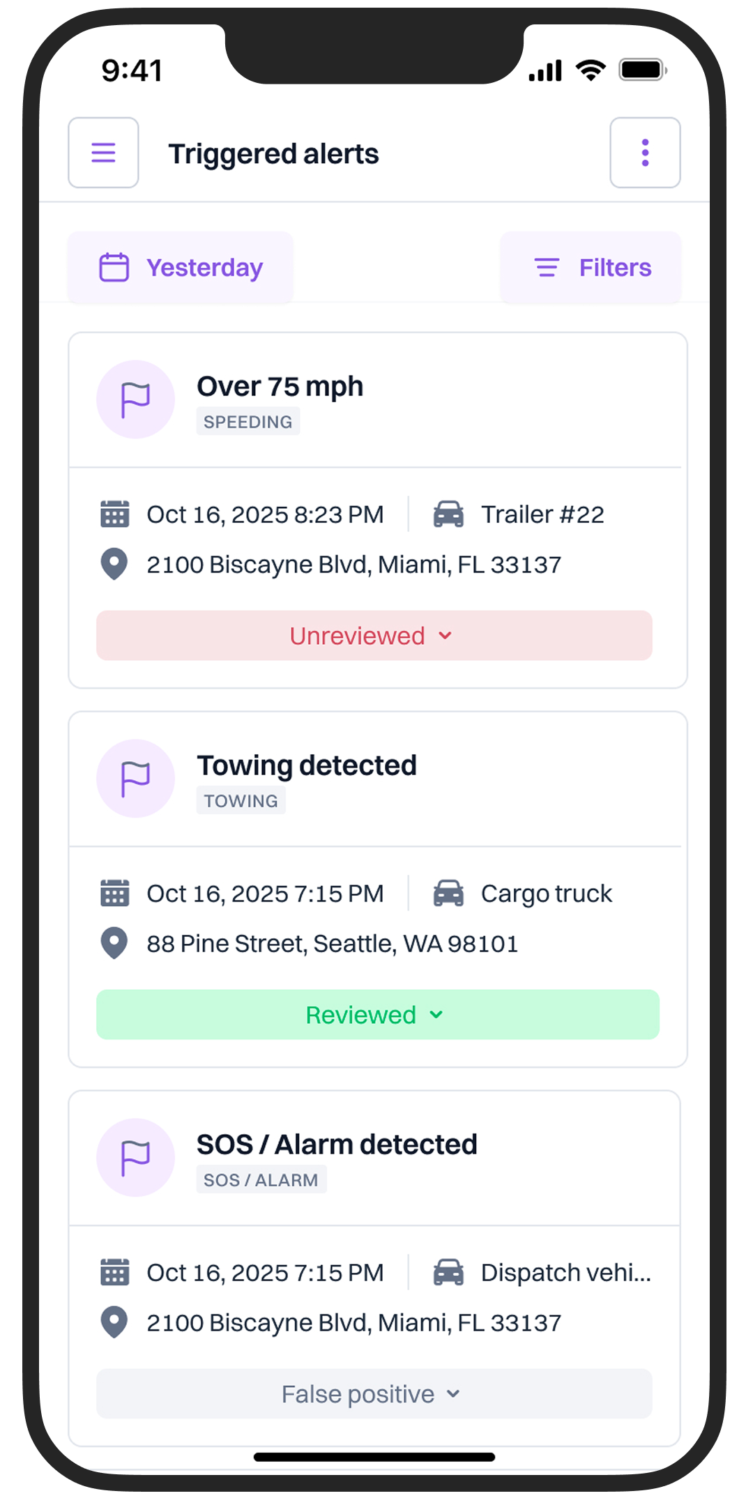 FleetSync AI screen 3